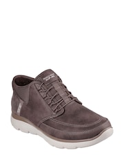 rjava - Skechers natikači: Vrhovi - Siegul - Slika 3 iz 5