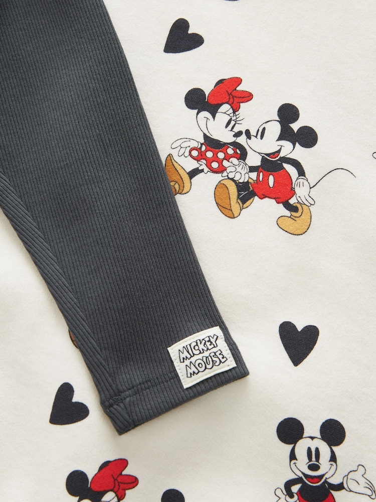 Black/White Disney Dress and Leggings Set (3mths-7yrs) - Image 8 of 8