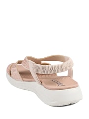 Pavers Pink Stretch Fit Embellished Daily Sandals - Image 2 of 5