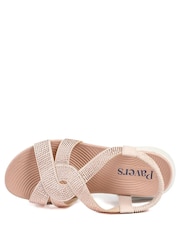 Pavers Pink Stretch Fit Embellished Daily Sandals - Image 4 of 5