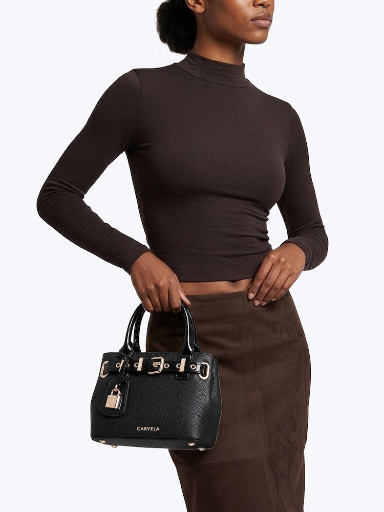 Noir - Sac banane Carvela Maria Micro - Image 2 sur 5 Noir - Sac banane Carvela Maria Micro - Image 2 sur 5