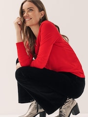 Black Lift, Style And Shape Flare Corduroy Jeans - Image 4 of 8