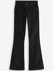 Black Lift, Style And Shape Flare Corduroy Jeans - Image 7 of 8