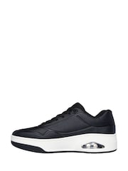 Skechers Black Uno Court Trainers - Image 2 of 5