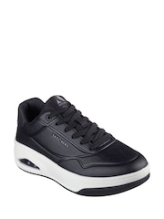 Skechers Black Uno Court Trainers - Image 3 of 5