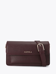 Carvela Maroon Red Fernanda Mini Shoulder Bag - Image 1 of 5