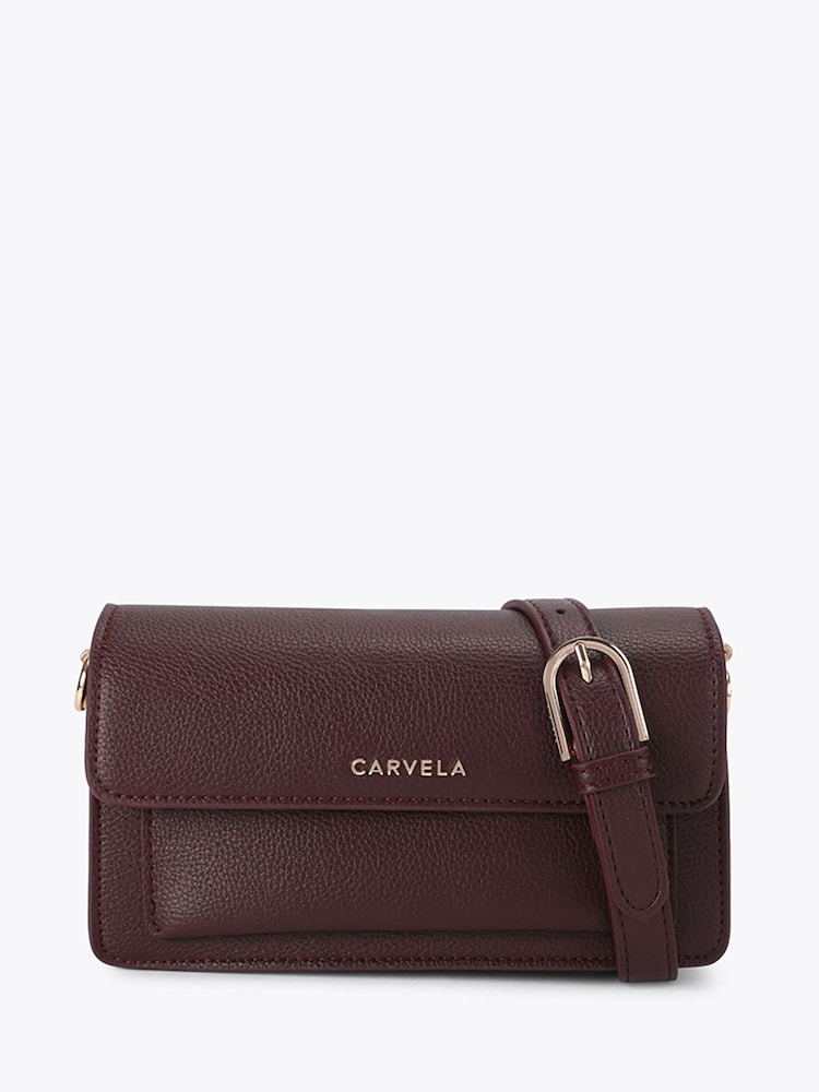 Carvela Maroon Red Fernanda Mini Shoulder Bag - Image 1 of 5 Carvela Maroon Red Fernanda Mini Shoulder Bag - Image 1 of 5