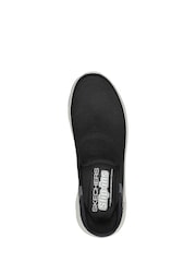 Skechers Black/Grey Mens Go Walk Slip In Trainers - Image 2 of 5
