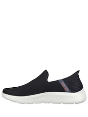Skechers Black/Grey Mens Go Walk Slip In Trainers - Image 4 of 5