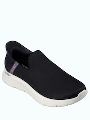 Skechers Black/Grey Mens Go Walk Slip In Trainers - Image 5 of 5