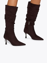 Коричневый - Высокие сапоги на каблуке KG Kurt Geiger Autumn - Изображение 1 5