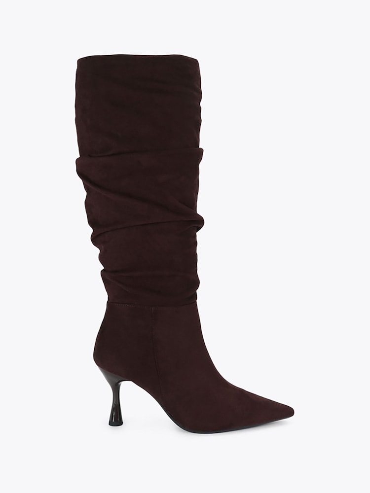 Коричневый - Высокие сапоги на каблуке KG Kurt Geiger Autumn - Изображение 2 5