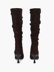 Коричневый - Высокие сапоги на каблуке KG Kurt Geiger Autumn - Изображение 4 5