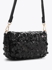 Carvela Black Jessica Sequin Emebllished Bag - Image 3 of 4