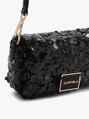 Carvela Black Jessica Sequin Emebllished Bag - Image 4 of 4