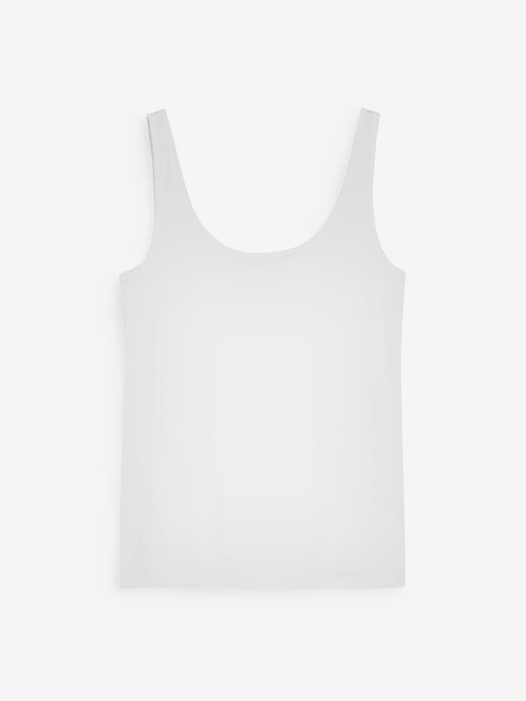 Blanco - Camiseta de tirantes anchos - Imagen 2 de 3 Blanco - Camiseta de tirantes anchos - Imagen 2 de 3