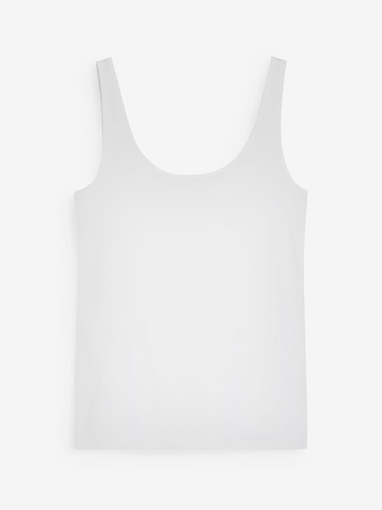 Blanco - Camiseta de tirantes anchos - Imagen 3 de 3 Blanco - Camiseta de tirantes anchos - Imagen 3 de 3