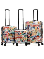 Flight Knight Hardcase Large Check in Suitcases and Cabin Case Luggage Set of 3 - Image 1 of 8