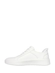 Skechers White Court Break Double Vented Slip In Trainers - Image 2 of 5