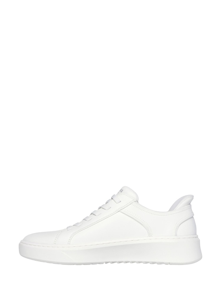 Blanco - Zapatillas transpirables sin cordones Court Break de Skechers - Imagen 2 de 5 Blanco - Zapatillas transpirables sin cordones Court Break de Skechers - Imagen 2 de 5
