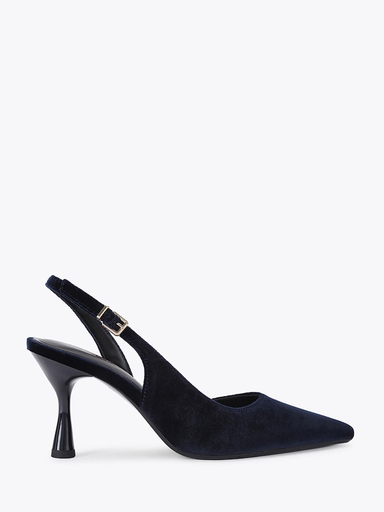 KG Kurt Geiger Blue Autumn D'Orsay Heeled Shoes - Image 1 of 5 KG Kurt Geiger Blue Autumn D'Orsay Heeled Shoes - Image 1 of 5