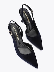 KG Kurt Geiger Blue Autumn D'Orsay Heeled Shoes - Image 3 of 5