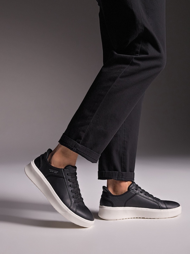 Negro - Zapatillas transpirables sin cordones Court Break de Skechers - Imagen 1 de 6 Negro - Zapatillas transpirables sin cordones Court Break de Skechers - Imagen 1 de 6