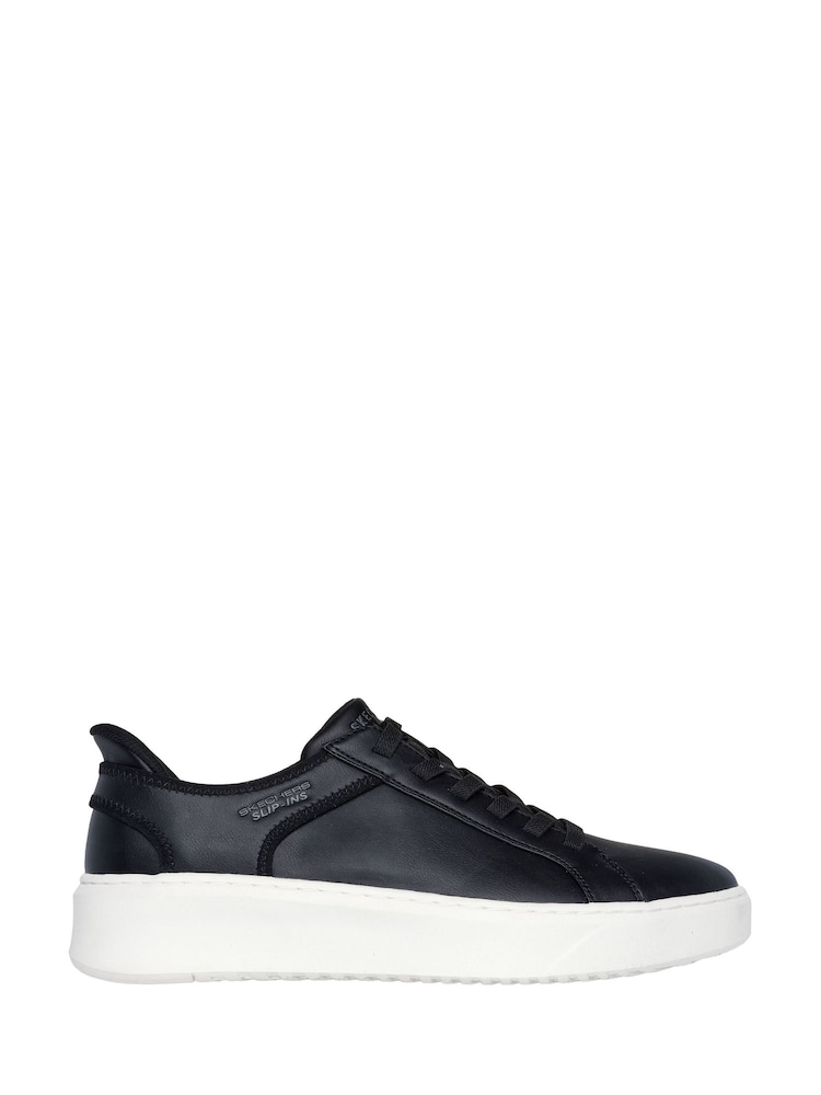 Negro - Zapatillas transpirables sin cordones Court Break de Skechers - Imagen 2 de 6 Negro - Zapatillas transpirables sin cordones Court Break de Skechers - Imagen 2 de 6