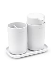Brabantia Set of 3 White Bathroom Accessories - Image 2 of 3