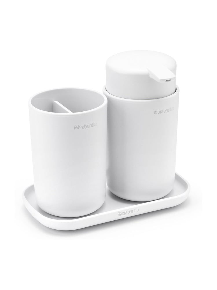 Brabantia Set of 3 White Bathroom Accessories - Image 2 of 3 Brabantia Set of 3 White Bathroom Accessories - Image 2 of 3