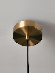 Visconte by BHS Brass Vietri Glass Pendant Pendant Ceiling Light - Image 5 of 5