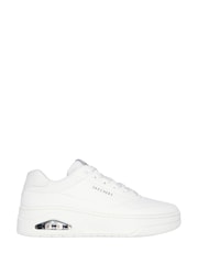 Skechers White Mens Uno Court Trainers - Image 1 of 5