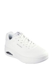 Skechers White Mens Uno Court Trainers - Image 3 of 5