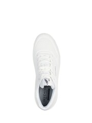 Skechers White Mens Uno Court Trainers - Image 4 of 5