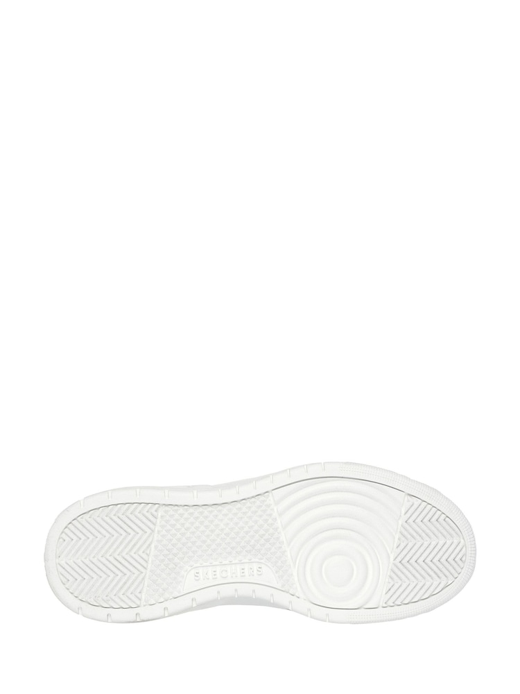 Skechers White Mens Uno Court Trainers - Image 5 of 5
