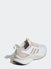 adidas White Sportswear Alphabounce Sustainable Bounce Trainers - Image 4 of 8