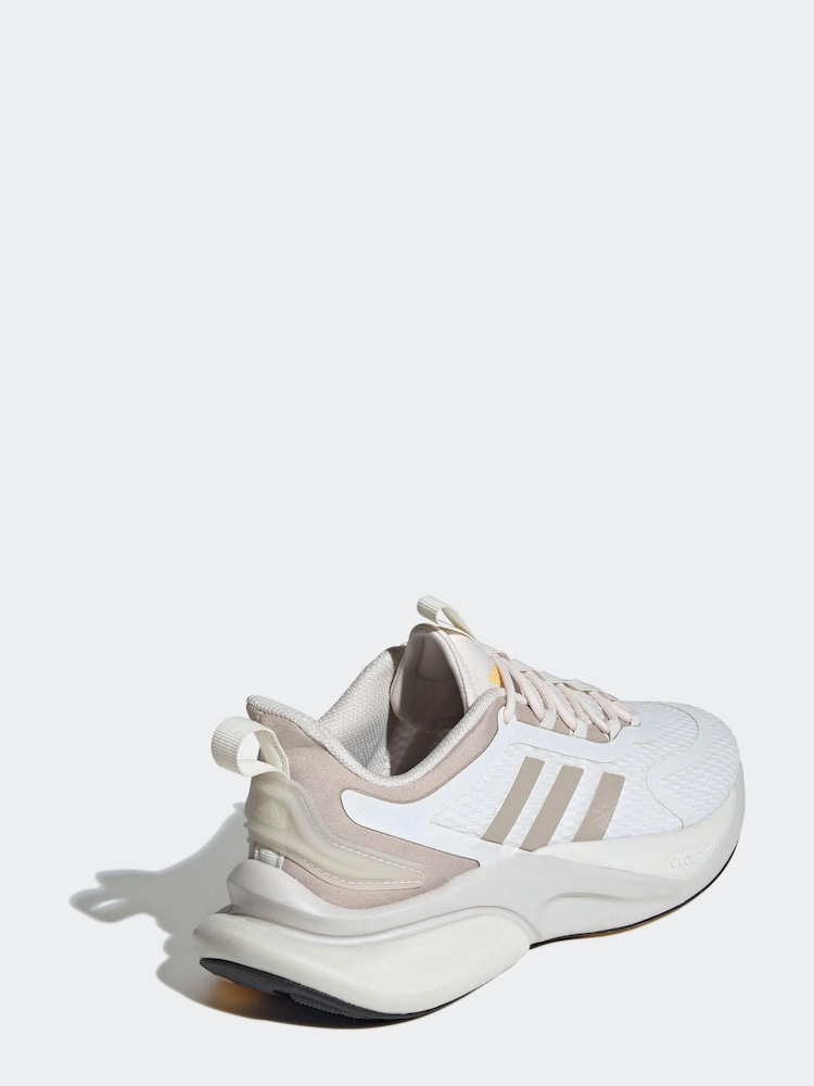 adidas White Sportswear Alphabounce Sustainable Bounce Trainers - Image 4 of 8