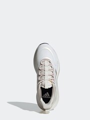 adidas White Sportswear Alphabounce Sustainable Bounce Trainers - Image 5 of 8
