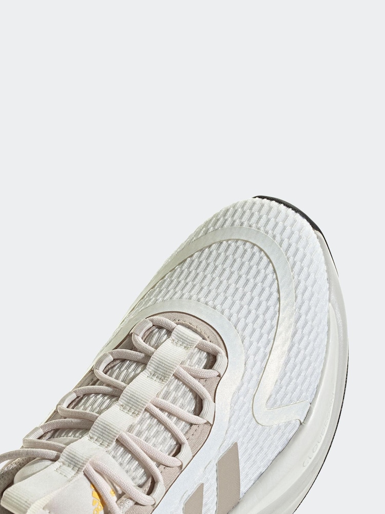 adidas White Sportswear Alphabounce Sustainable Bounce Trainers - Image 8 of 8