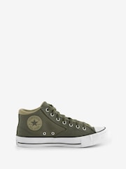 أخضر/أبيض - حذاء رياضة متوسط الطول Malden Street من Converse - Image 1 of 8