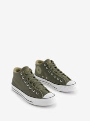 أخضر/أبيض - حذاء رياضة متوسط الطول Malden Street من Converse - Image 3 of 8