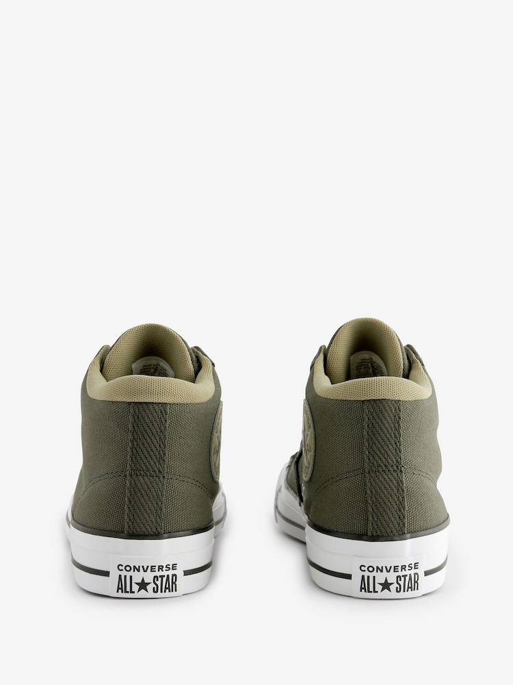 أخضر/أبيض - حذاء رياضة متوسط الطول Malden Street من Converse - Image 4 of 8