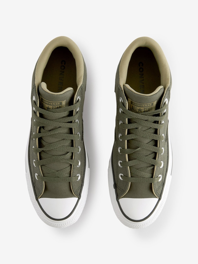 أخضر/أبيض - حذاء رياضة متوسط الطول Malden Street من Converse - Image 5 of 8