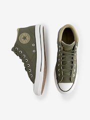 أخضر/أبيض - حذاء رياضة متوسط الطول Malden Street من Converse - Image 6 of 8