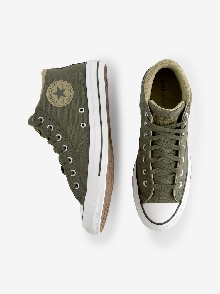 أخضر/أبيض - حذاء رياضة متوسط الطول Malden Street من Converse - Image 6 of 8
