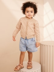 rožnata - Pointelle pletena jopa (3mths-10yrs) - Slika 2 iz 7