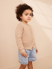 rožnata - Pointelle pletena jopa (3mths-10yrs) - Slika 4 iz 7