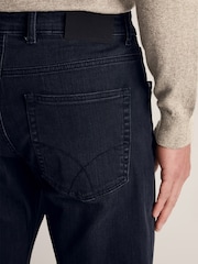 Brook Taverner Dark Blue Regular Fit 5 Pocket Denim Jeans - Image 3 of 3