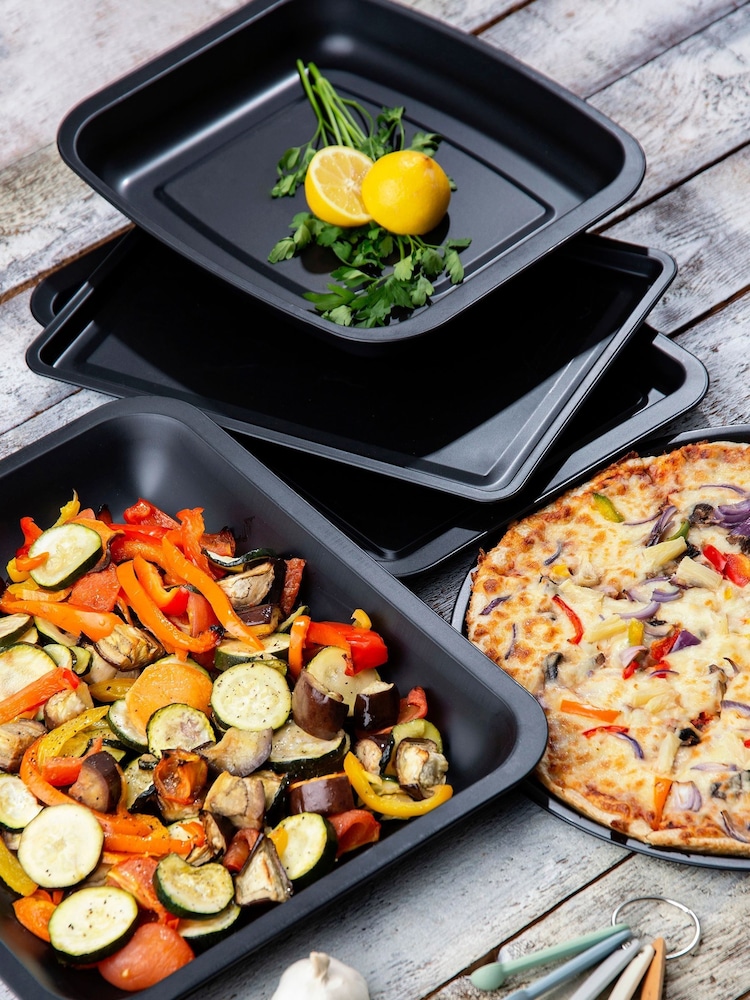 Wham Set of 5 Black Essentials Cookware Set - Image 1 of 4