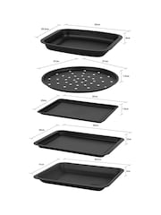 Wham Set of 5 Black Essentials Cookware Set - Image 4 of 4